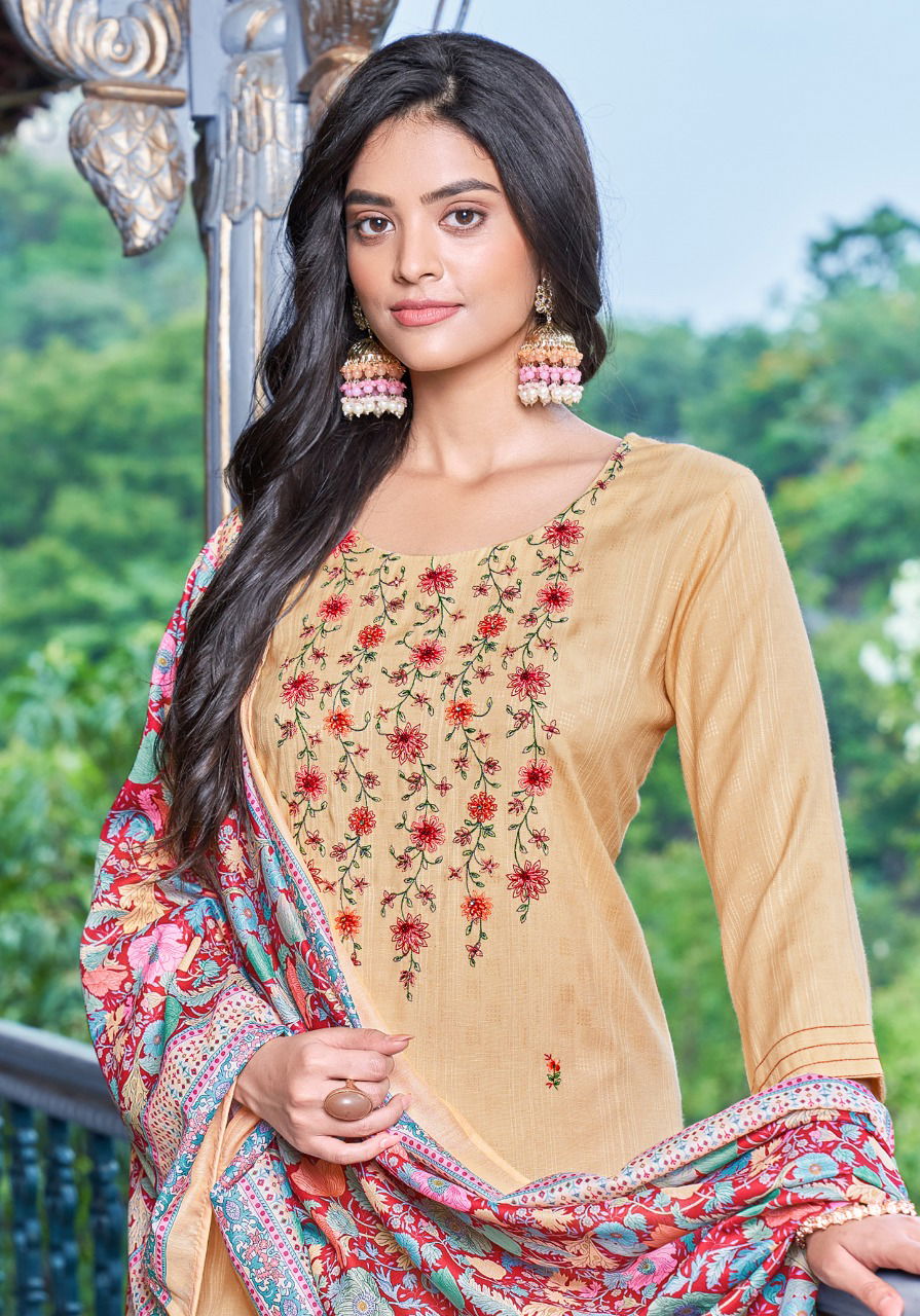 Pink Mirror New Exclusive Wear Designer Fancy Printed Kurti Bottom With Dupatta Collection